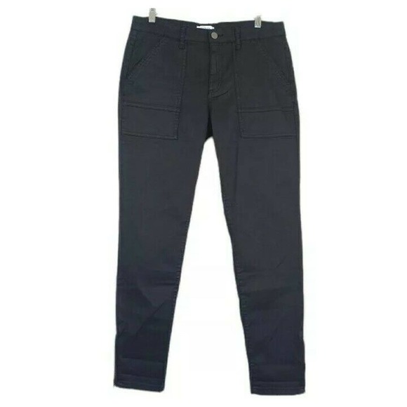 Daily Ritual Black Zip Ankle Slim Fit Jeans Size 12 - Picture 3 of 9